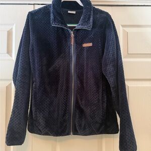 Columbia Navy Blue Fleece Jacket